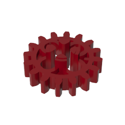 Gobricks,Technic Gear 16 Tooth with Round Holes [Old Style],4019