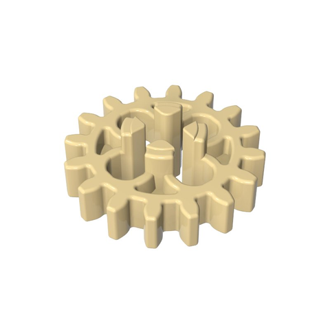 Gobricks,Technic Gear 16 Tooth with Round Holes [Old Style],4019
