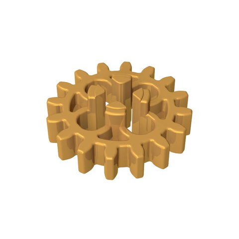 Gobricks,Technic Gear 16 Tooth with Round Holes [Old Style],4019