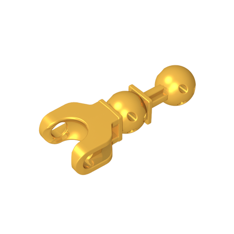 Gobricks,Large Figure Skeletal, Limb, 5L with Ball Joint on Axle and Ball Socket,90609