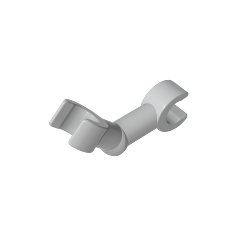 Gobricks,Arm Skeleton Bent with Clips at 90° [Vertical Grip],gds1216,93061
