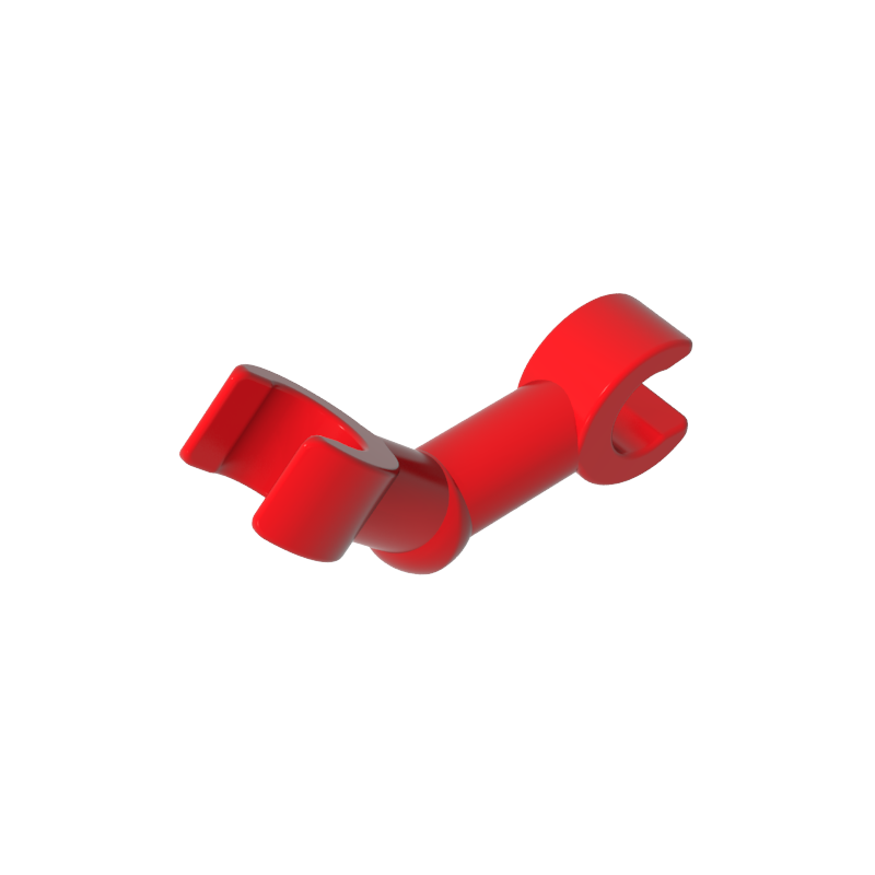 Gobricks,Arm Skeleton Bent with Clips at 90° [Vertical Grip],gds1216,93061