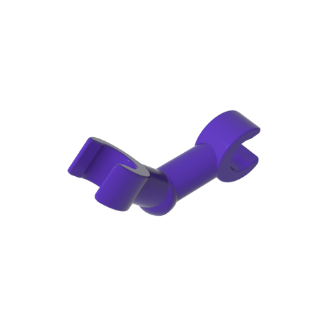Gobricks,Arm Skeleton Bent with Clips at 90° [Vertical Grip],gds1216,93061
