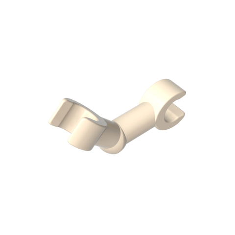 Gobricks,Arm Skeleton Bent with Clips at 90° [Vertical Grip],gds1216,93061