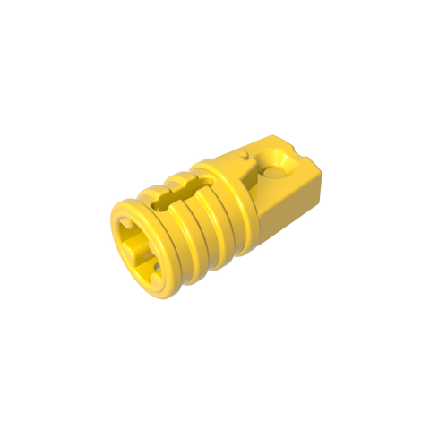 Gobricks,Hinge Cylinder 1 x 2 Locking with 1 Finger and Axle Hole On Ends