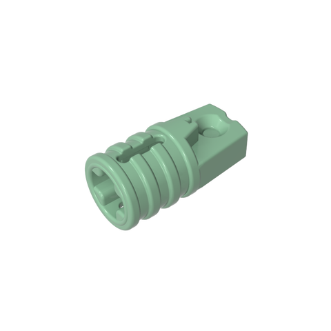 Gobricks,Hinge Cylinder 1 x 2 Locking with 1 Finger and Axle Hole On Ends