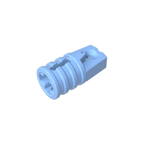 Gobricks,Hinge Cylinder 1 x 2 Locking with 1 Finger and Axle Hole On Ends