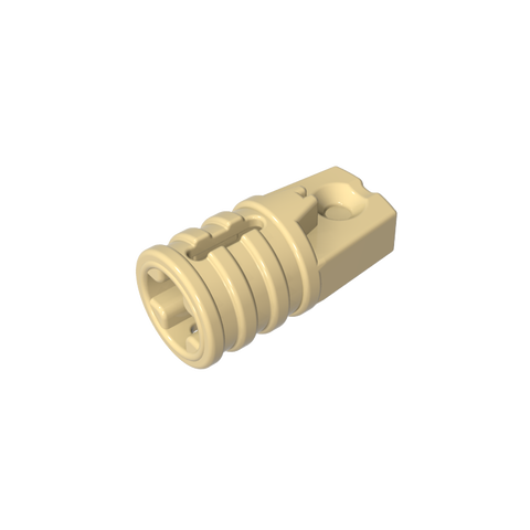 Gobricks,Hinge Cylinder 1 x 2 Locking with 1 Finger and Axle Hole On Ends
