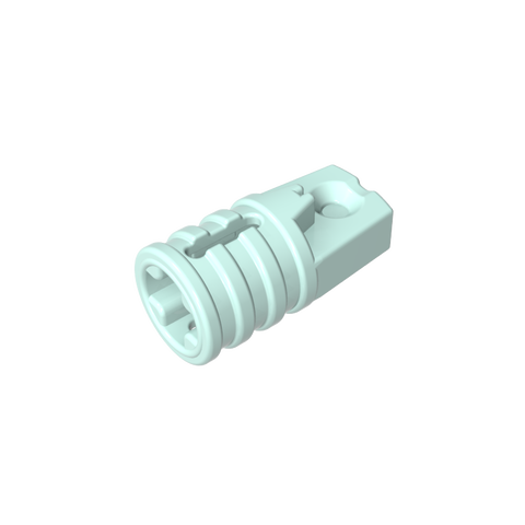 Gobricks,Hinge Cylinder 1 x 2 Locking with 1 Finger and Axle Hole On Ends