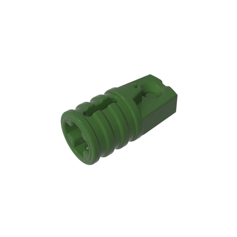 Gobricks,Hinge Cylinder 1 x 2 Locking with 1 Finger and Axle Hole On Ends