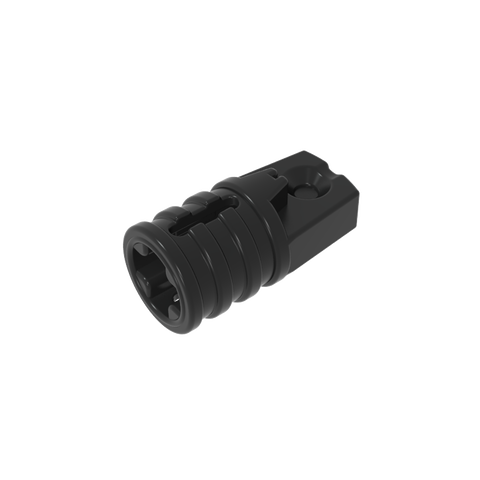 Gobricks,Hinge Cylinder 1 x 2 Locking with 1 Finger and Axle Hole On Ends