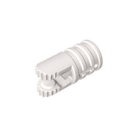 Gobricks,Hinge Cylinder 1 x 2 Locking with 2 Click Fingers and Axle Hole, 9 Teeth