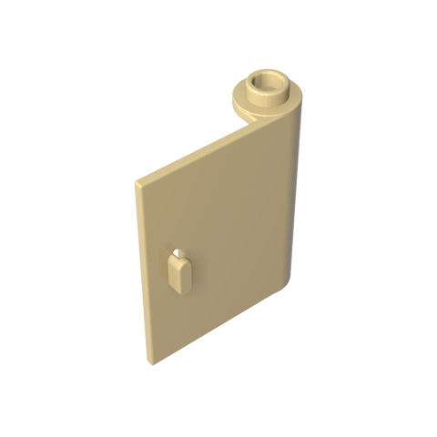 Gobricks,Door 1 x 3 x 3 Right - Open Between Top and Bottom Hinge,60657,3190