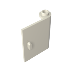 Door 1 x 3 x 3 Right - Open Between Top and Bottom Hinge,60657