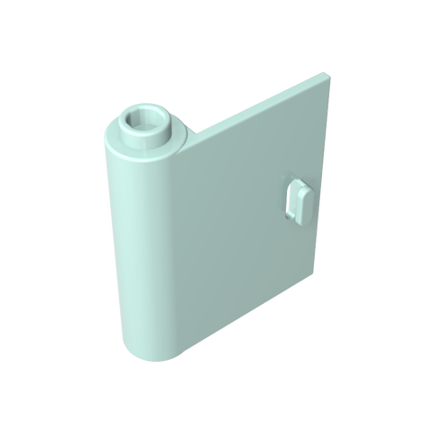 Gobricks,Door 1 x 3 x 3 Left - Open Between Top and Bottom Hinge,60658,3193,3191