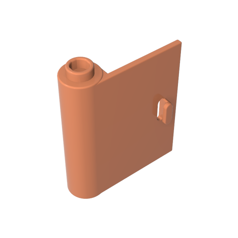 Gobricks,Door 1 x 3 x 3 Left - Open Between Top and Bottom Hinge,60658,3193,3191