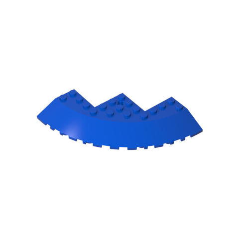 Gobricks,Brick Round Corner 10 x 10 with Slope 33° Edge, Axle Hole, Facet Cutout,58846