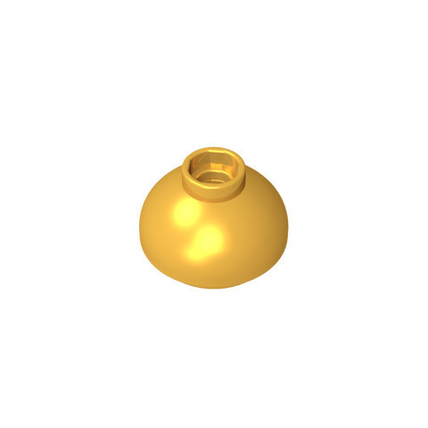 Gobricks,Brick Round 2 x 2 Dome Bottom [Open Stud],15395