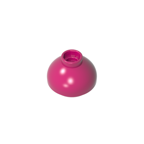 Gobricks,Brick Round 2 x 2 Dome Bottom [Open Stud],15395