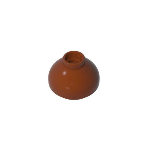 Gobricks,Brick Round 2 x 2 Dome Bottom [Open Stud],15395