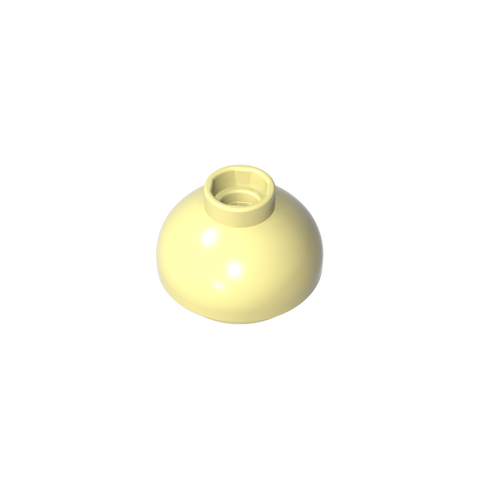 Gobricks,Brick Round 2 x 2 Dome Bottom [Open Stud],15395
