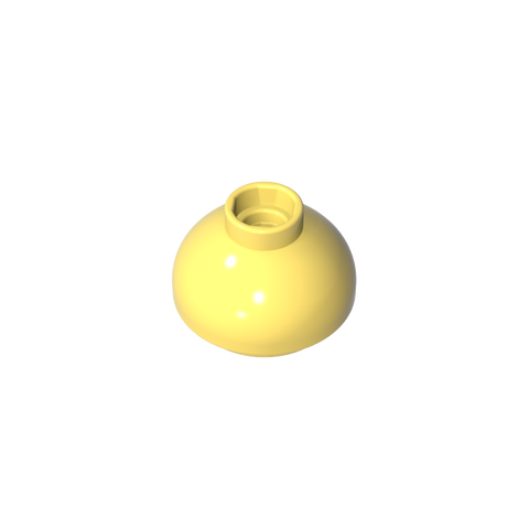 Gobricks,Brick Round 2 x 2 Dome Bottom [Open Stud],15395