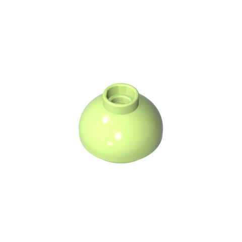 Gobricks,Brick Round 2 x 2 Dome Bottom [Open Stud],15395