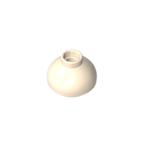 Gobricks,Brick Round 2 x 2 Dome Bottom [Open Stud],15395