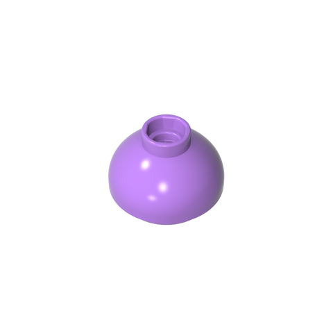 Gobricks,Brick Round 2 x 2 Dome Bottom [Open Stud],15395