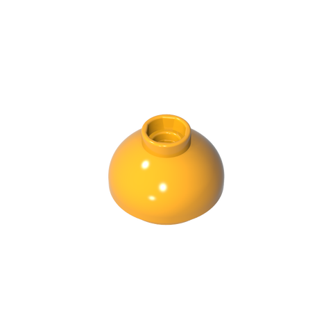 Gobricks,Brick Round 2 x 2 Dome Bottom [Open Stud],15395