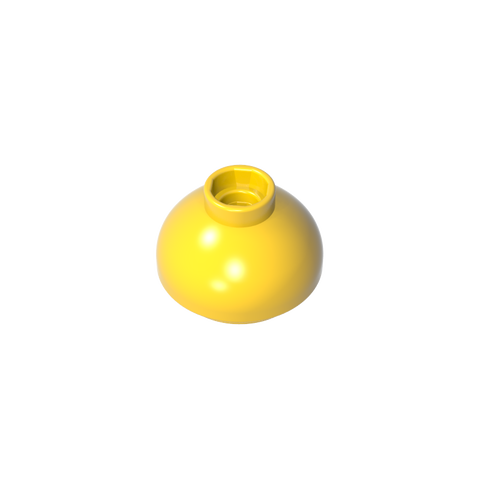 Gobricks,Brick Round 2 x 2 Dome Bottom [Open Stud],15395