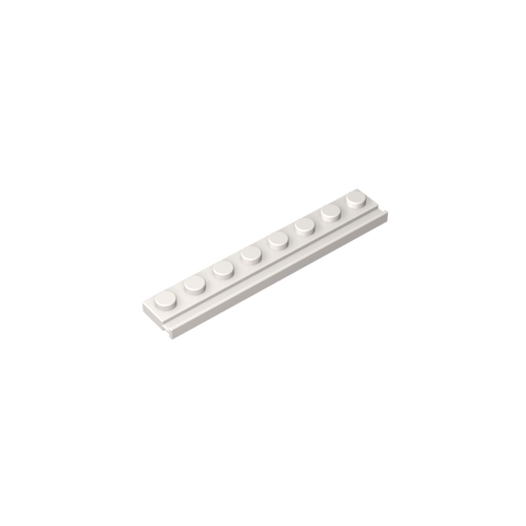 Gobricks,Plate Special 1 x 8 with Door Rail,4510