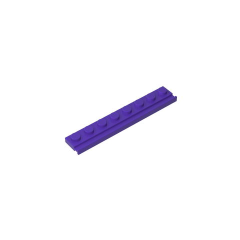 Gobricks,Plate Special 1 x 8 with Door Rail,4510