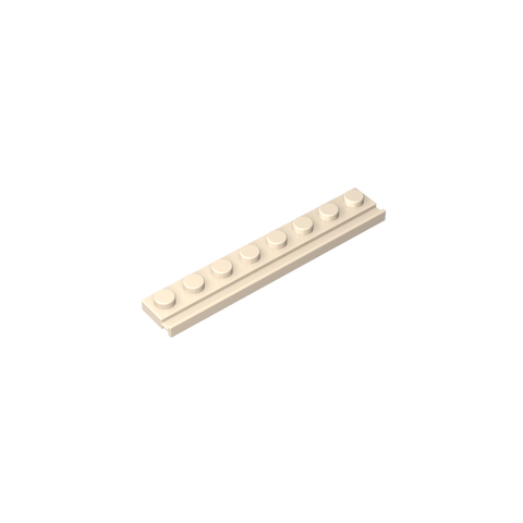Gobricks,Plate Special 1 x 8 with Door Rail,4510
