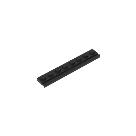 Gobricks,Plate Special 1 x 8 with Door Rail,4510