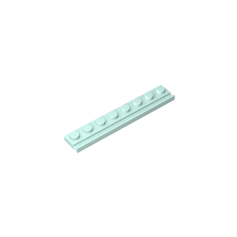 Gobricks,Plate Special 1 x 8 with Door Rail,4510