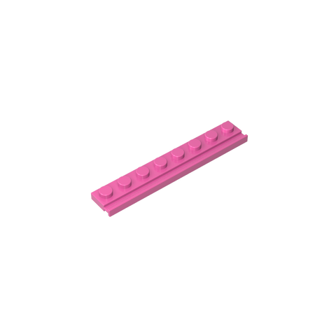 Gobricks,Plate Special 1 x 8 with Door Rail,4510