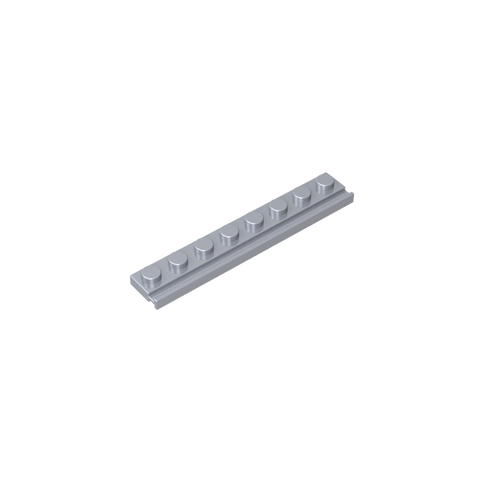 Gobricks,Plate Special 1 x 8 with Door Rail,4510