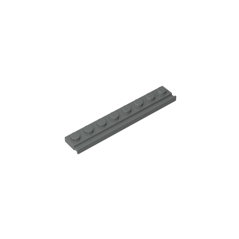 Gobricks,Plate Special 1 x 8 with Door Rail,4510
