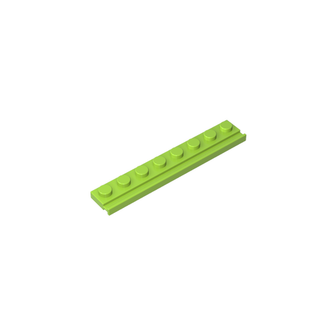 Gobricks,Plate Special 1 x 8 with Door Rail,4510