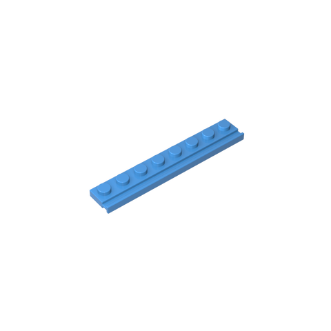 Gobricks,Plate Special 1 x 8 with Door Rail,4510