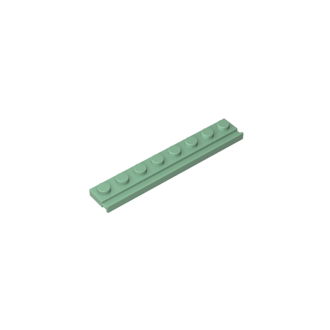 Gobricks,Plate Special 1 x 8 with Door Rail,4510