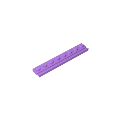 Gobricks,Plate Special 1 x 8 with Door Rail,4510