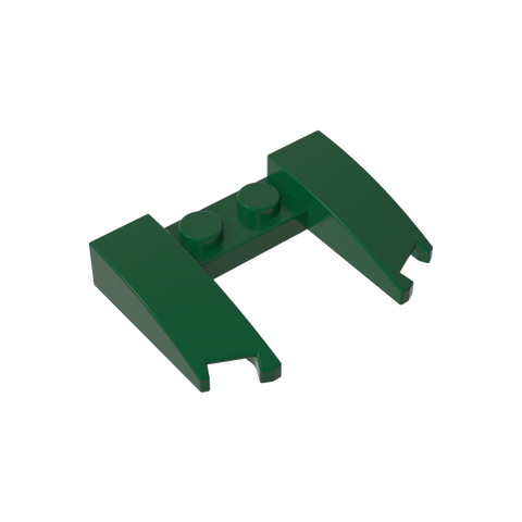 Gobricks,Wedge Curved 3 x 4 x 2/3 Cutout,11291,31584