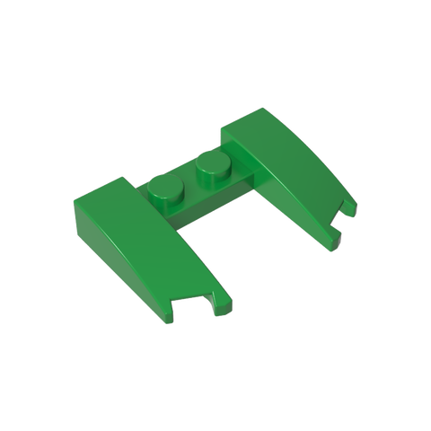 Gobricks,Wedge Curved 3 x 4 x 2/3 Cutout,11291,31584