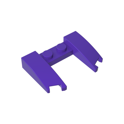 Gobricks,Wedge Curved 3 x 4 x 2/3 Cutout,11291,31584