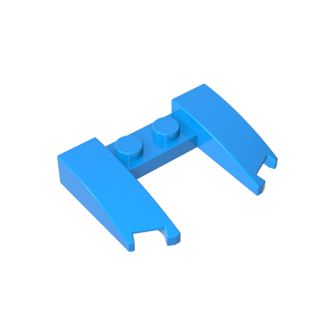 Gobricks,Wedge Curved 3 x 4 x 2/3 Cutout,11291,31584