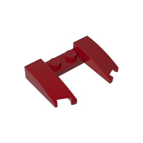 Gobricks,Wedge Curved 3 x 4 x 2/3 Cutout,11291,31584