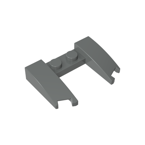 Gobricks,Wedge Curved 3 x 4 x 2/3 Cutout,11291,31584