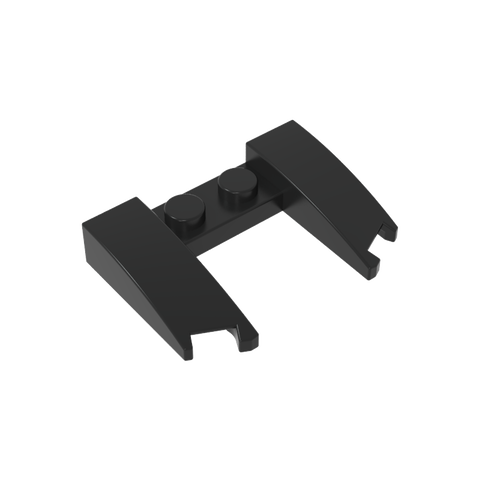 Gobricks,Wedge Curved 3 x 4 x 2/3 Cutout,11291,31584